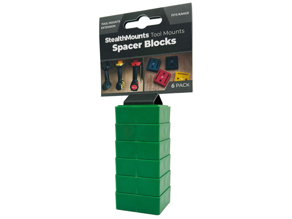 Tool Mount Spacer 6pk Green TMSPACE-GRN-6