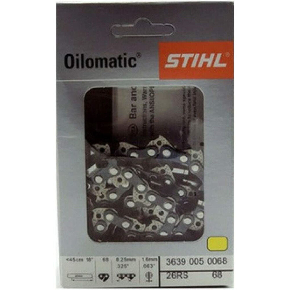 18in Oilomatic Rapid Super 26RSC 68E Saw Chain 3639 005 0068