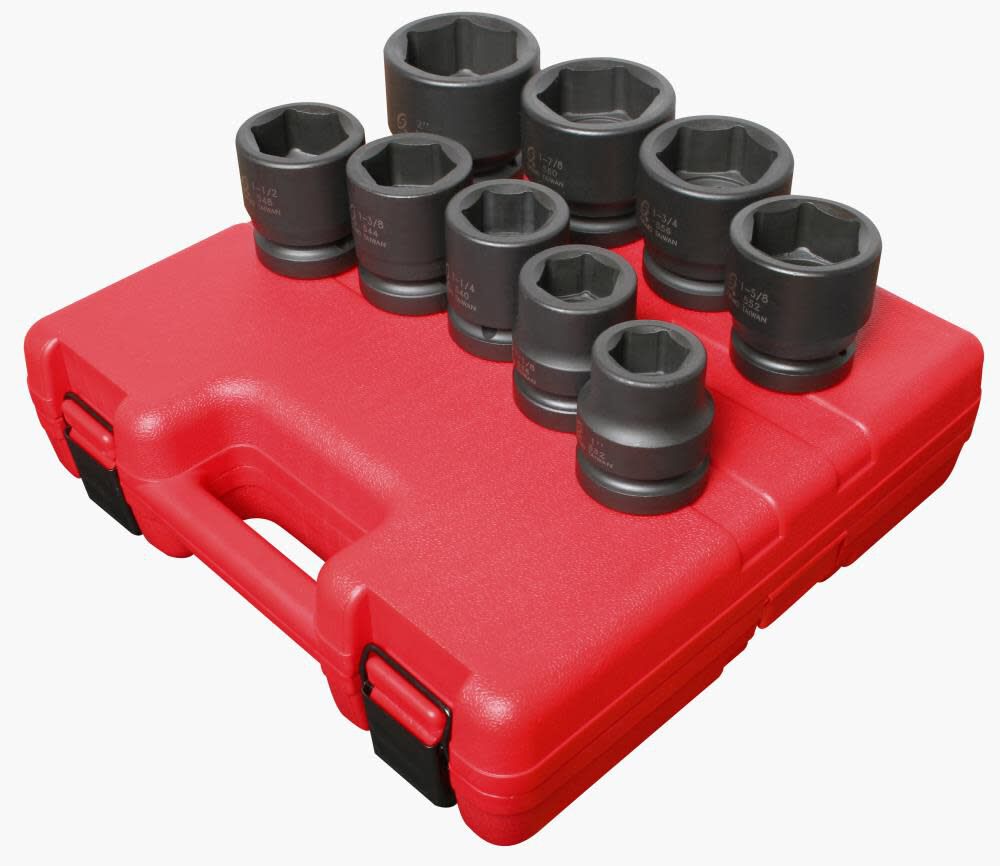 1 In. Drive SAE Impact Socket Set 9 pc. 5699