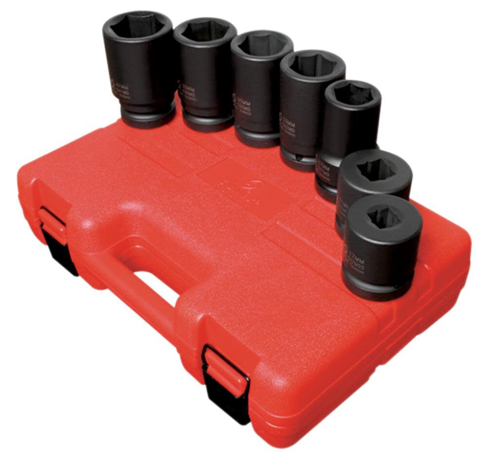 1 Inch Dr Metric Deep Impact Socket Set 5697M