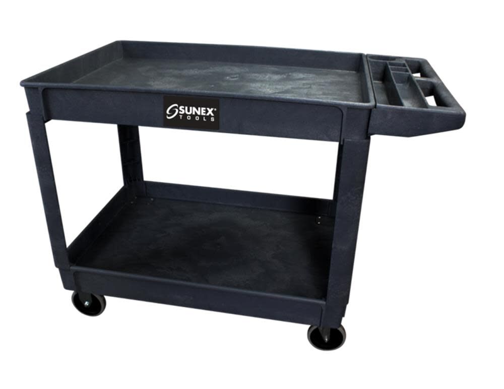 Oversized Heavy Duty Utility Cart Black 8036