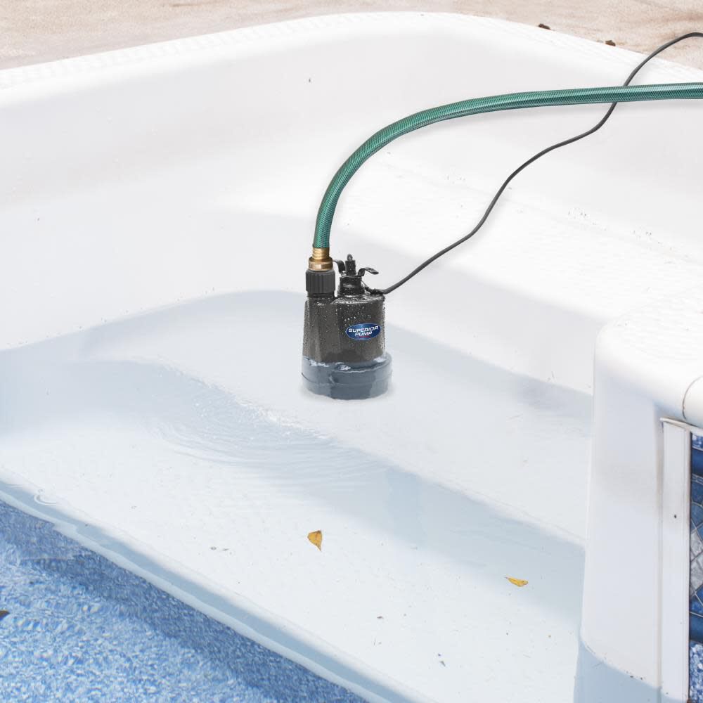 Utility Pump 1/4 HP Thermoplastic 91250