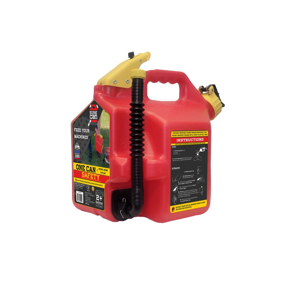 2+ Gal Safety Red Gas Can Type II SUR2SFG2