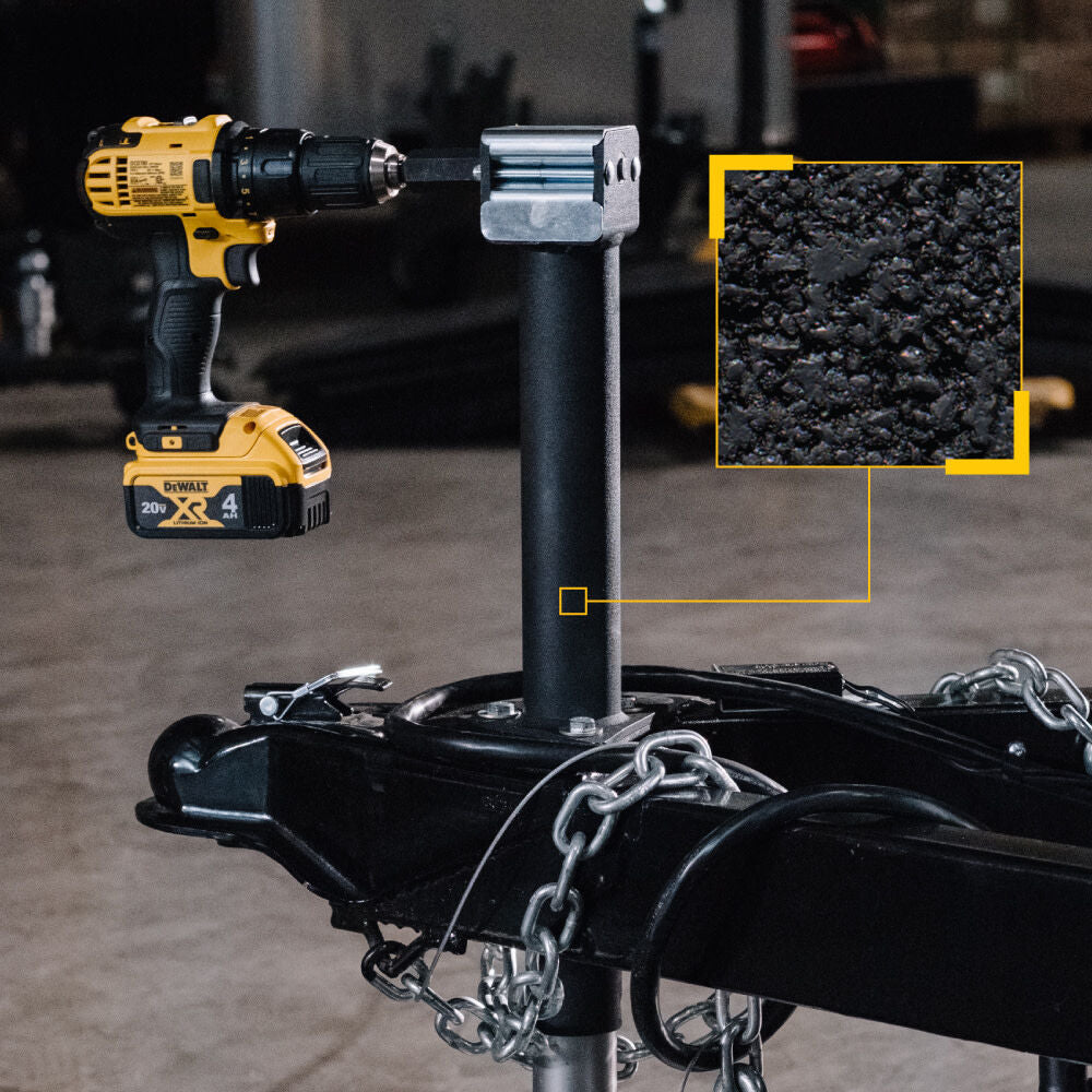 JX 5000 lbs Center Mounted Drill Jack 14in Travel TVJX5-C