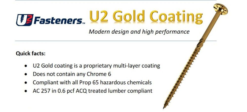 Universal Screw, 9 Inch x 3-1/8 Inch, 330ct U09103125P