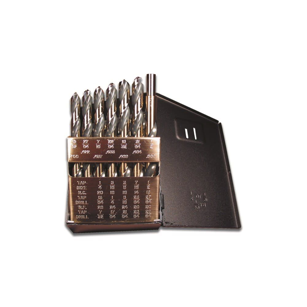 Ultra Bor Super Premium 135 Degree Split Point Jobber Length Drill Bit Set 29pc 92100