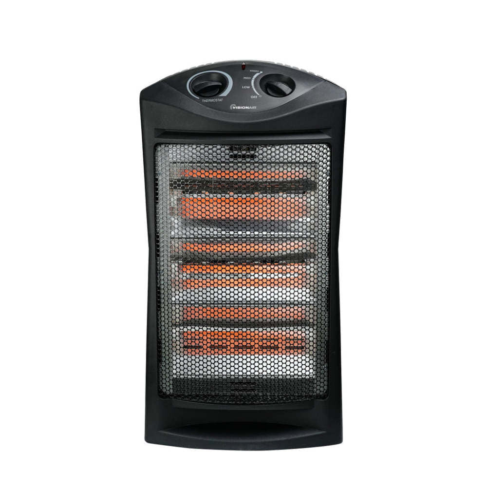 23 In. 750/1500W 5120 Btu 160 Sq-Ft. Radiant Tower Heater 1VAHQ23