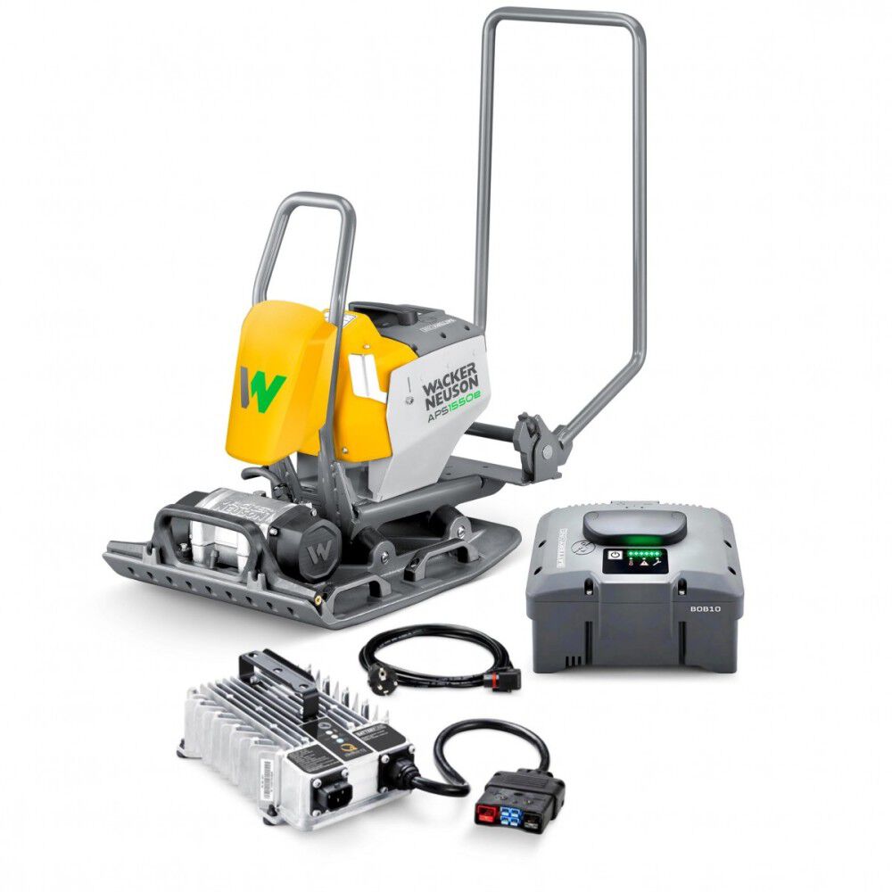 APS1550E Battery Vibratory Plate with 2 BOB10 Batteries & Charger 5100072079