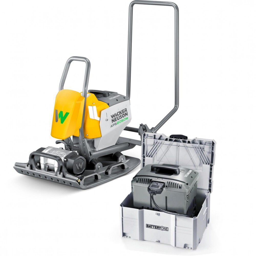 APS2050E Battery Vibratory Plate with 2 BOB10 Batteries & Quick Charger 5100072091