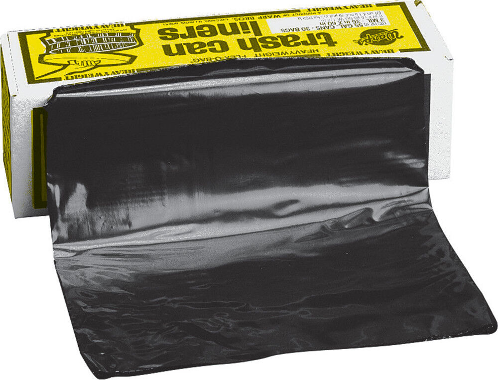 55 Gallon 3 Mil Trash Bags- Pack of 30 Bags 795-HB55-30