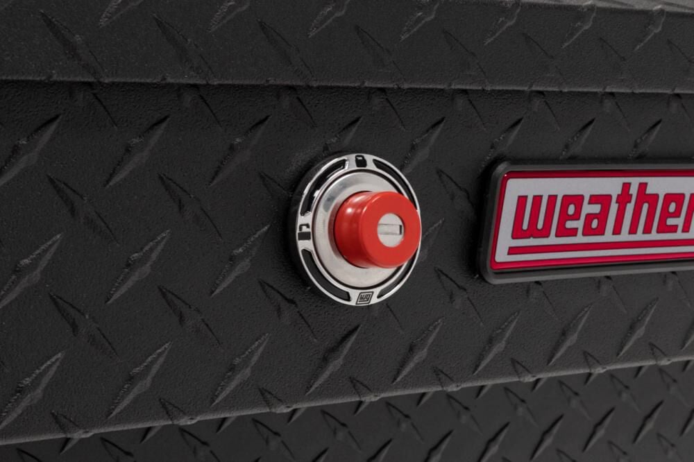 41in Lo-Side Truck Tool Box Aluminum Textured Matte Black 184-52-04