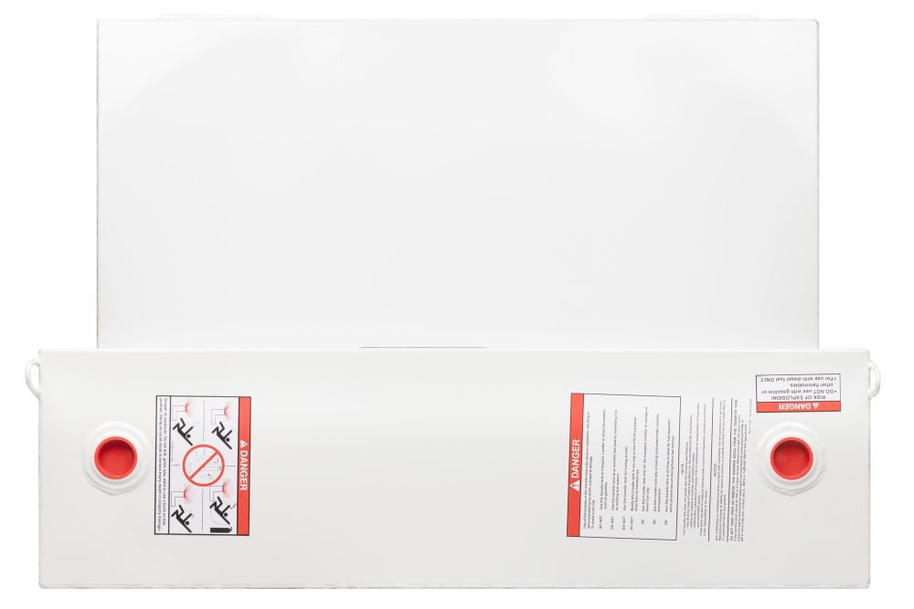 Transfer Tank L-Shape 110 Gallon White 362-3-02