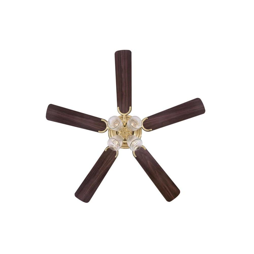 52in Contempra IV Brass LED Indoor Ceiling Fan 72324