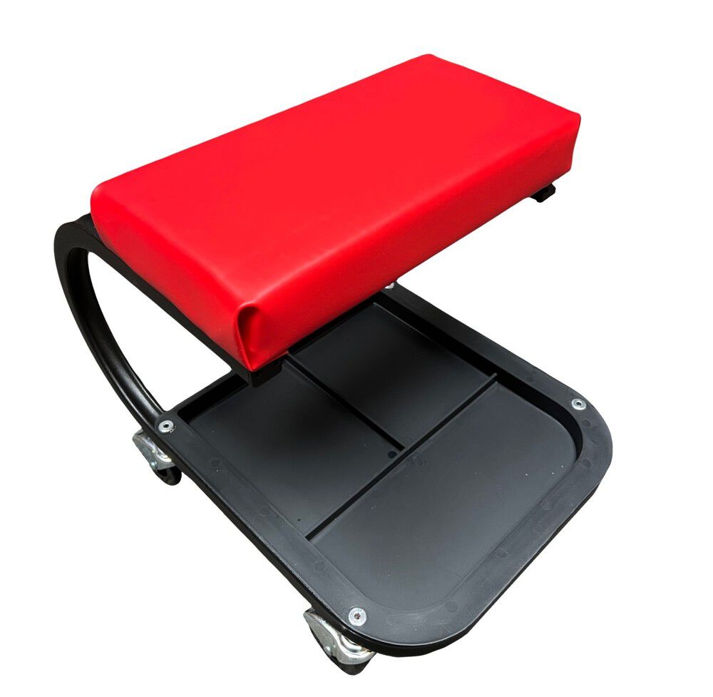 4 Wheel Steel Professional Mechanics Seat With Steel Tray SPP25