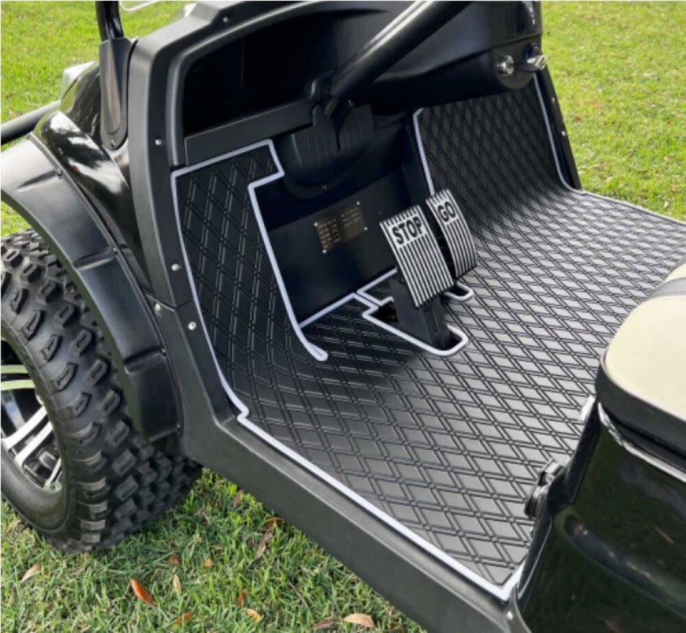 Golf Cart Floor Mat ICON & Grey GCM17
