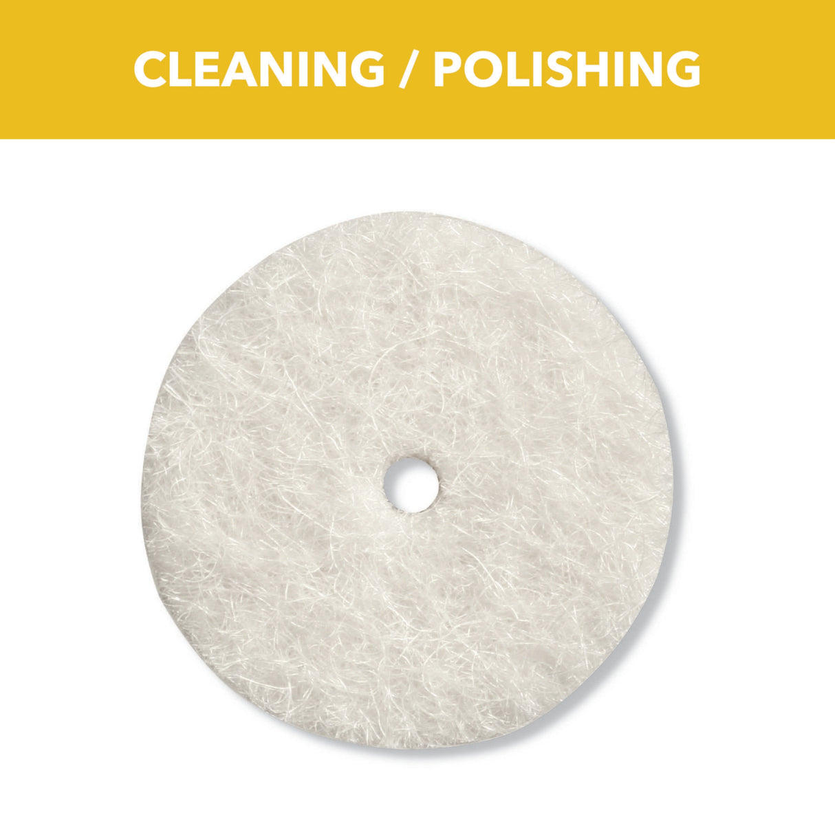 Fiber 1/2-in Cleaning/Polishing Wheel Accessory 414-03