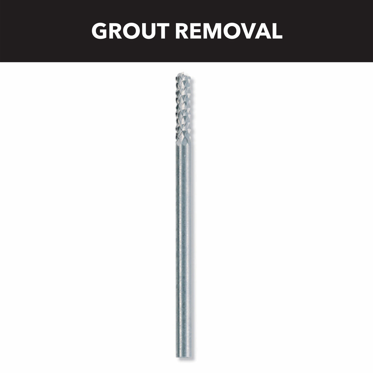 Steel 1/8-in Grout Removal Bit Accessory 5000570