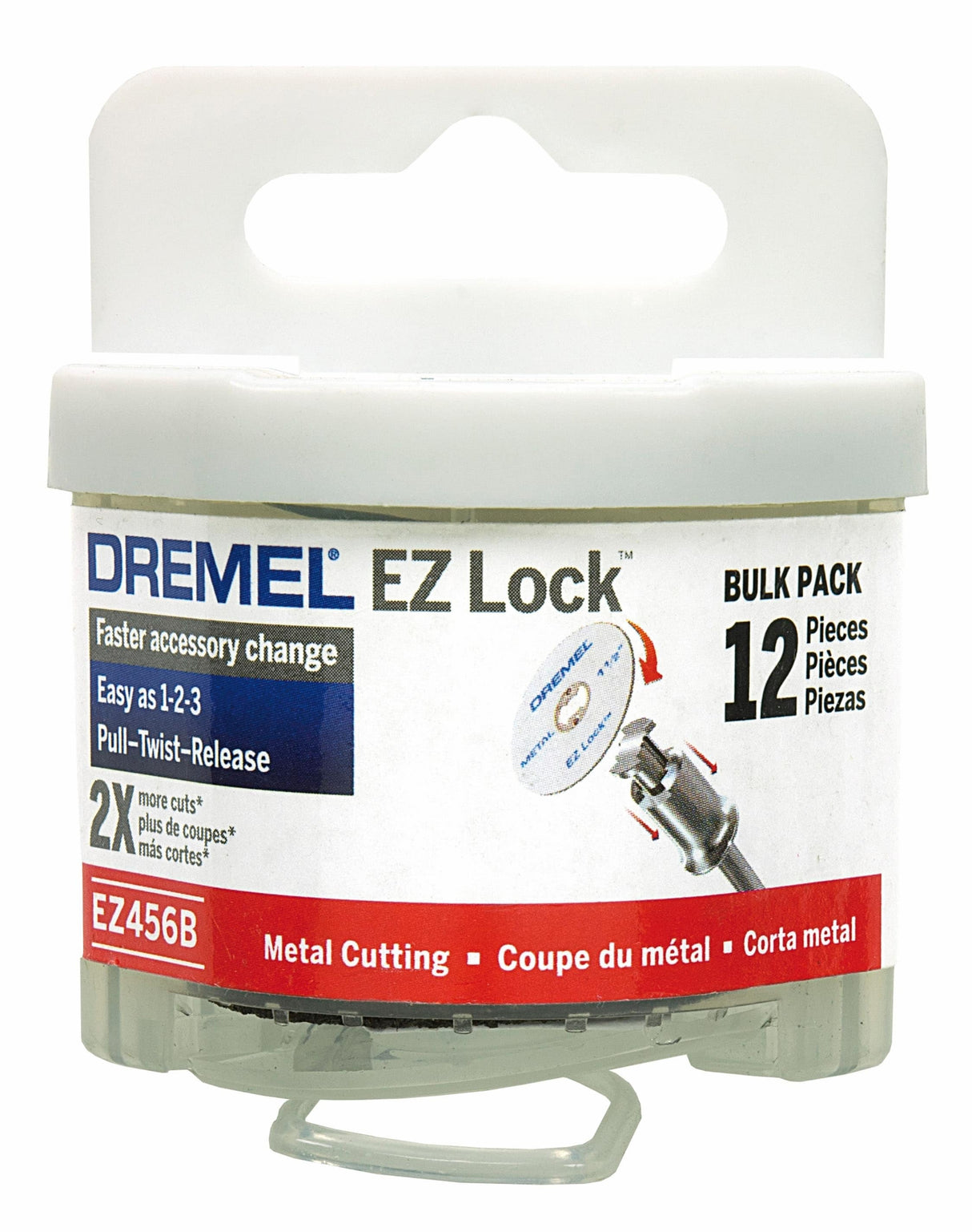 EZ Lock 12-Piece Fiber 1-1/2-in Cutting Wheel Accessory EZ456B-01