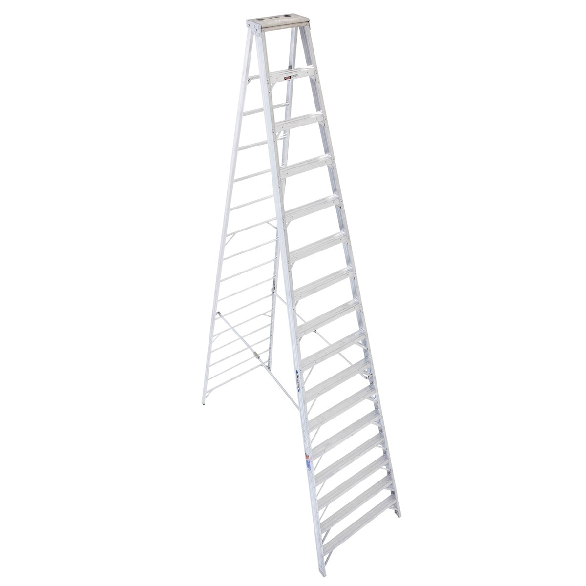 400 16-ft Aluminum Type 1A-300-lb Load Capacity Step Ladder 416