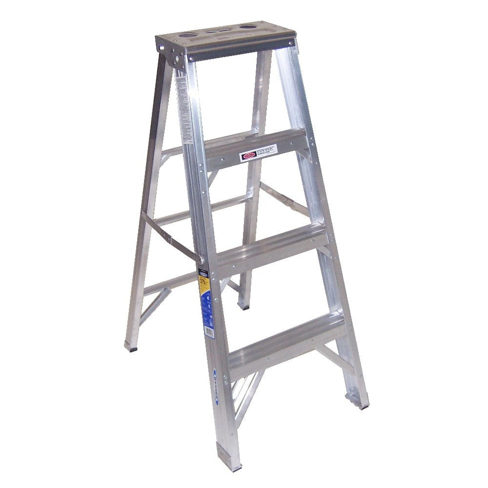 400 4-ft Aluminum Type 1AA-375-lb Load Capacity Step Ladder 404