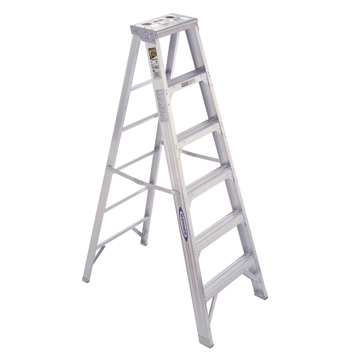 400 6-ft Aluminum Type 1AA-375-lb Load Capacity Step Ladder 406