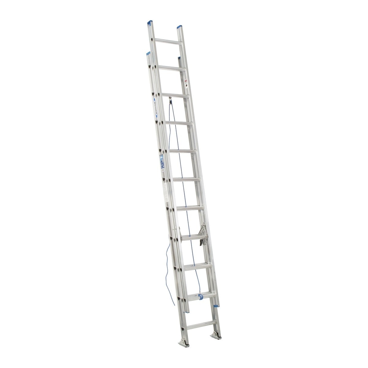 D1300-2 20-ft Aluminum Type 1-250-lb Load Capacity Extension Ladder D1320-2