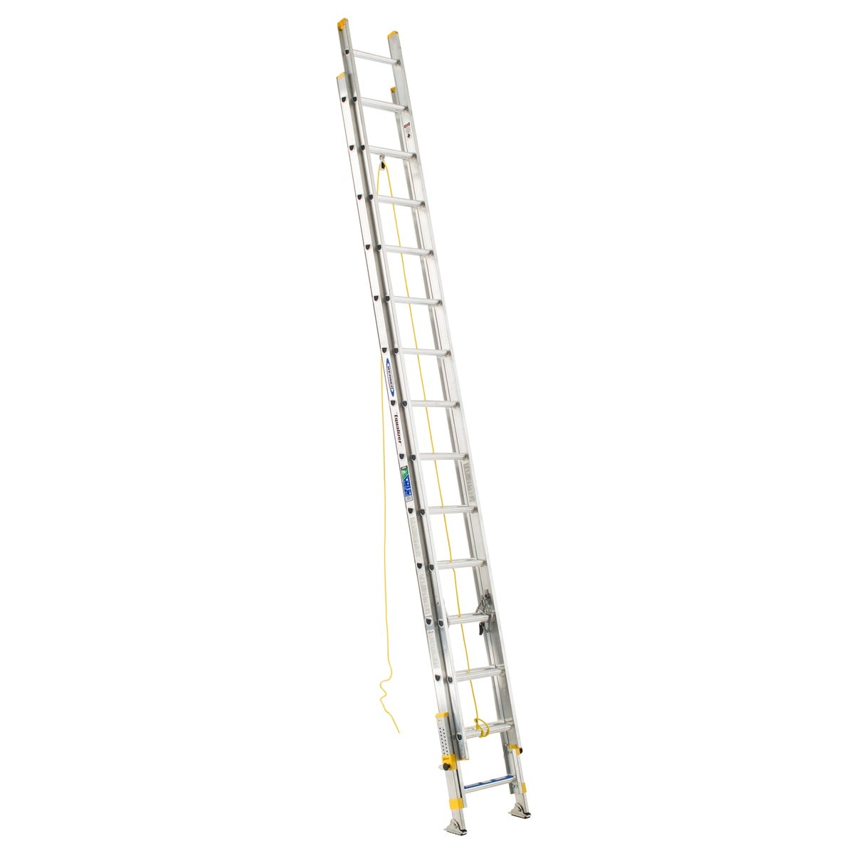 Equalizer 28-ft Aluminum Type 1-250-lb Load Capacity Extension Ladder D1828-2EQ