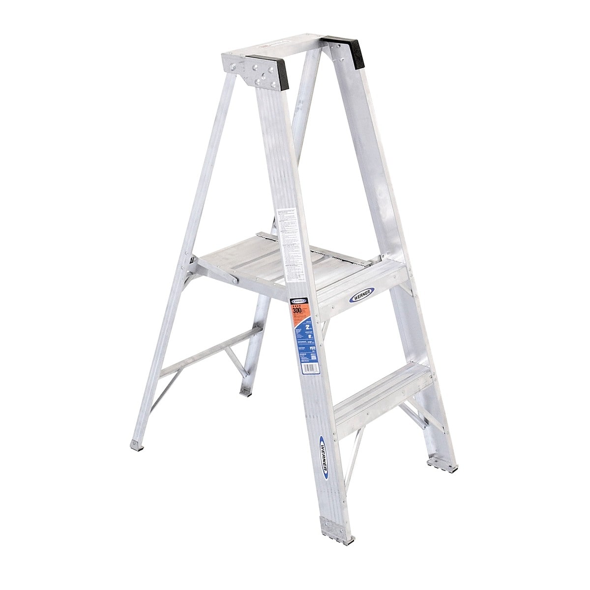 P370 4-ft Aluminum Type 1a- 300-lb Load Capacity Platform Step Ladder P372