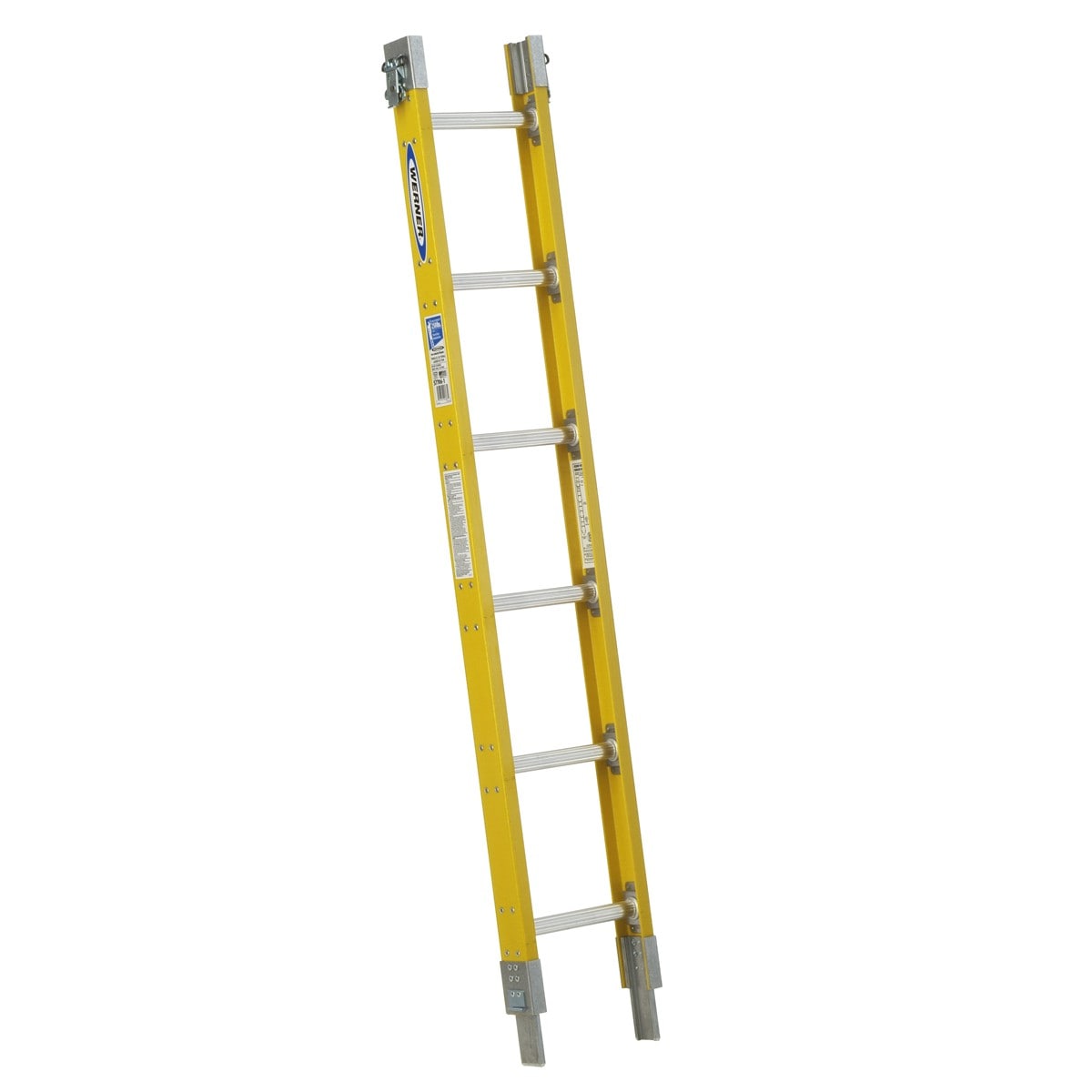 S7900 Parallel 6-ft Fiberglass Type 1- 250-lb Load Capacity Sectional Ladder S7706-1