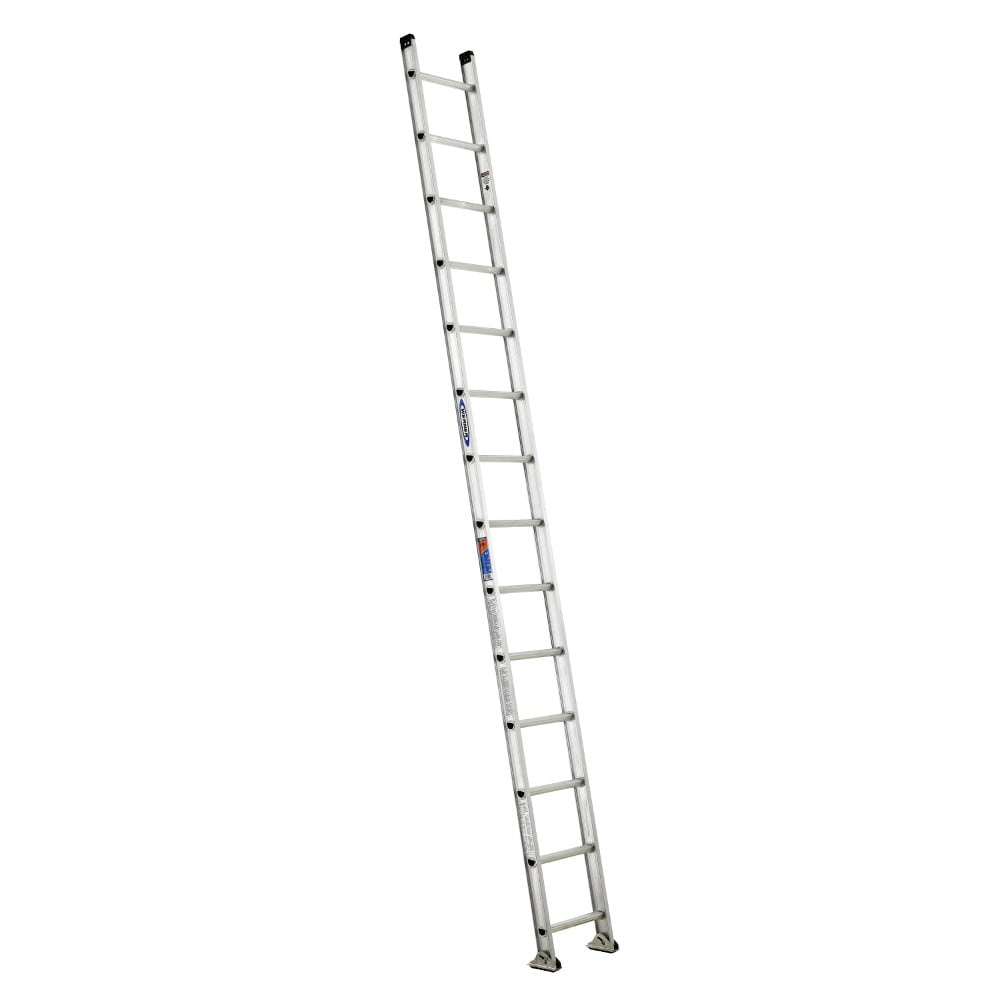 D1500-1 14-ft Aluminum Type 1a- 300-lb Load Capacity Straight Ladder D1514-1