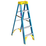 6000 5-ft Fiberglass Type 1- 250-lb Load Capacity Step Ladder 6005