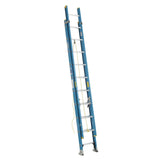 D6000-2 20-ft Fiberglass Type 1- 250-lb Load Capacity Extension Ladder D6020-2