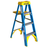 6000S 4-ft Fiberglass Type 1-250-lb Load Capacity Step Ladder 6004S