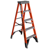 7400 5-ft Fiberglass Type 1AA-375-lb Load Capacity Step Ladder 7405