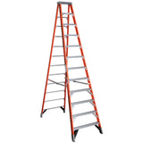 7400 12-ft Fiberglass Type 1AA-375-lb Load Capacity Step Ladder 7412