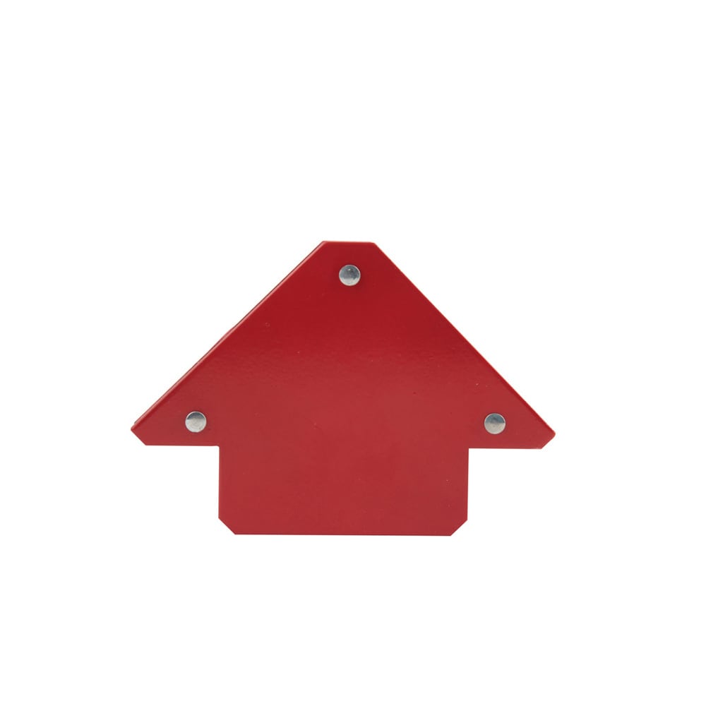 Red Welding Magnet - Lightweight, Holds Ferrous Metal Securely, 45, 90, 135 Angles KH922