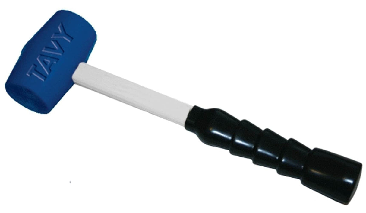 10-oz Beveled Face Polyurethane Head Fiberglass Dead Blow Hammer 6110