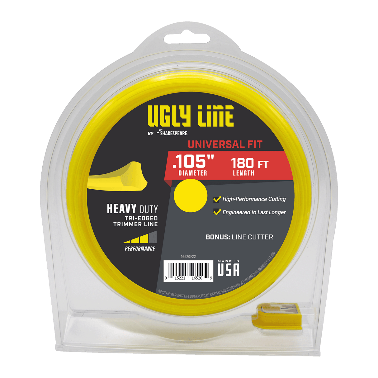 Ugly Line 0.105-in x 180-ft Spooled Trimmer Line 16520