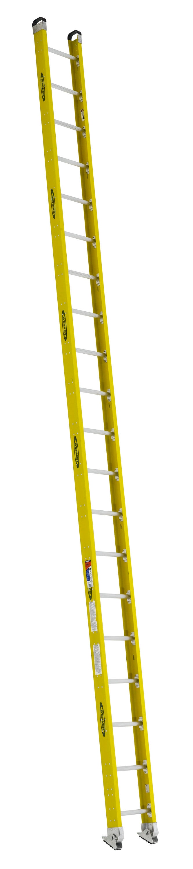 7100-1 20-ft Fiberglass Type 1A-300-lb Load Capacity Straight Ladder 7120-1