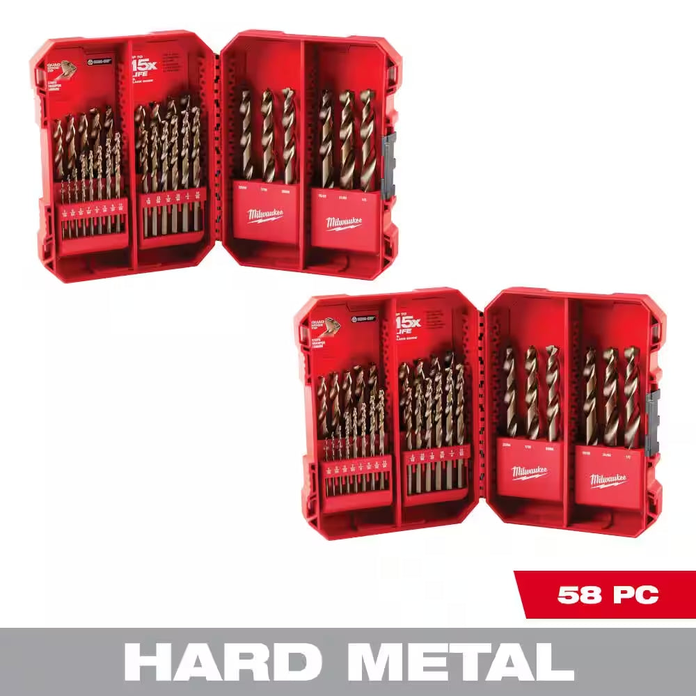 Cobalt Red Helix Drill Bit Set for Drill Drivers (12-Piece)