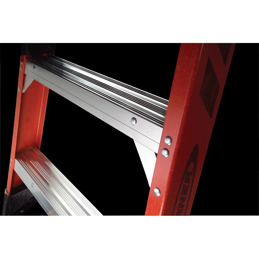 7400 12-ft Fiberglass Type 1AA-375-lb Load Capacity Step Ladder 7412