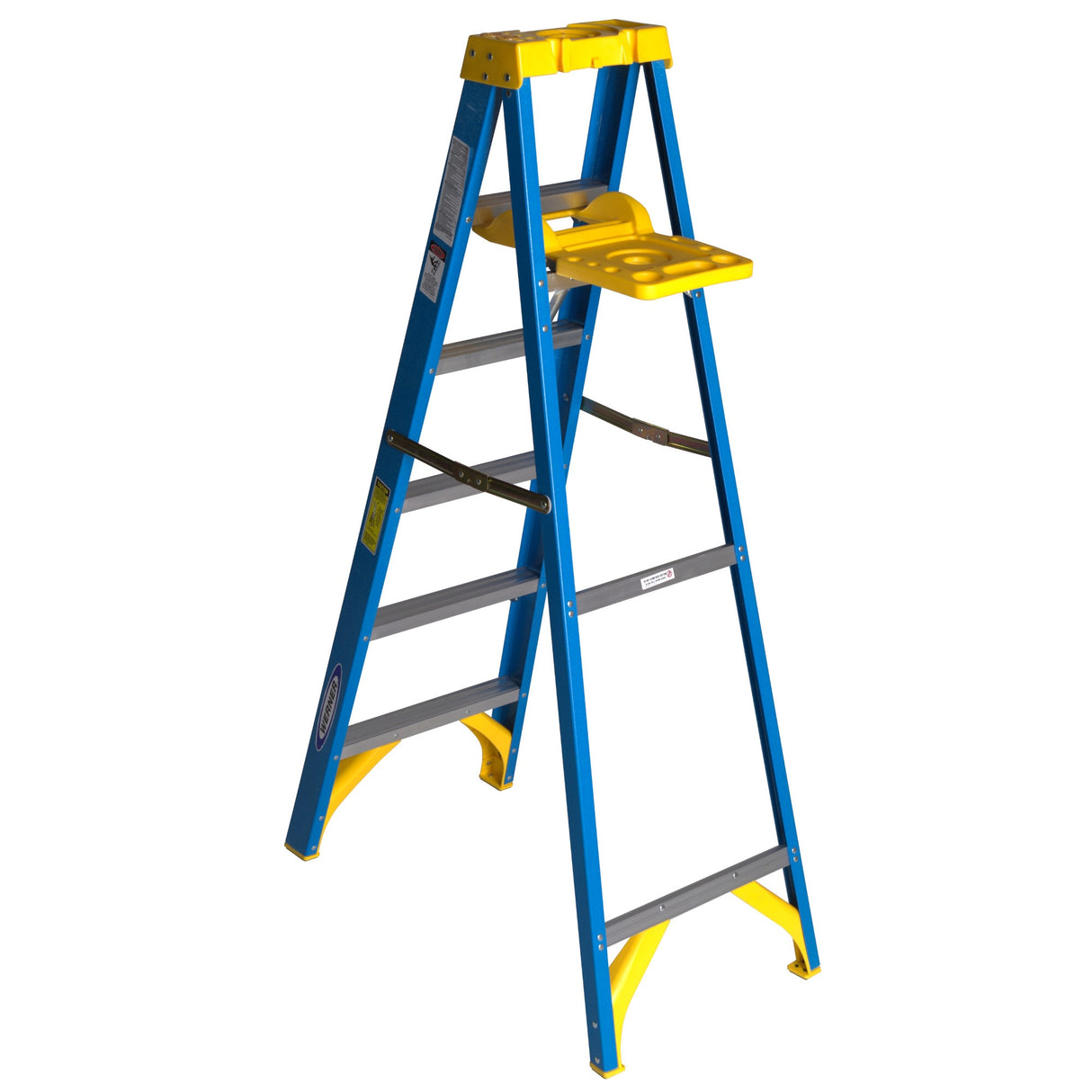 6000S 6-ft Fiberglass Type 1-250-lb Load Capacity Step Ladder 6006S