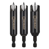 3-Piece x 3-1/2-in Woodboring Plug Cutters Drill Bit Set 80829