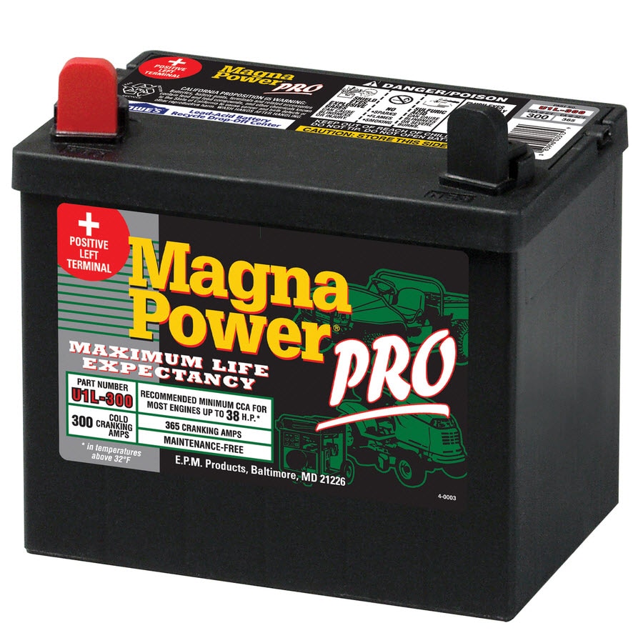 12V 300 CCA Mower Battery, Maintenance-Free, Reliable Cranking Power 10U1L