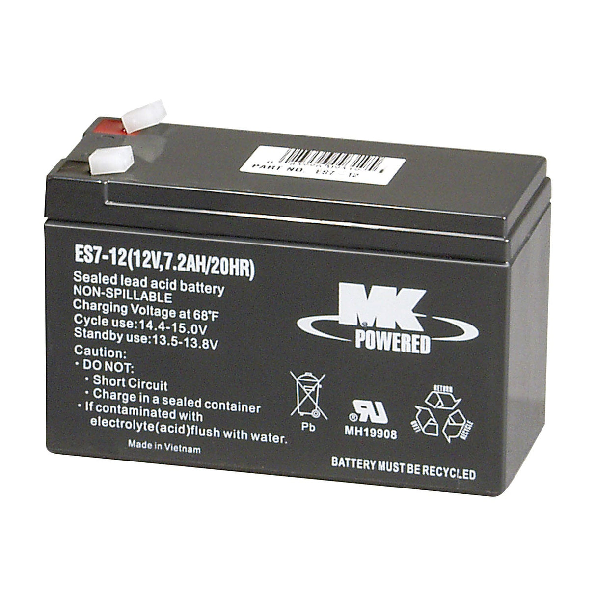 12-Volt Heavy-duty Power Equipment Battery ES7-12