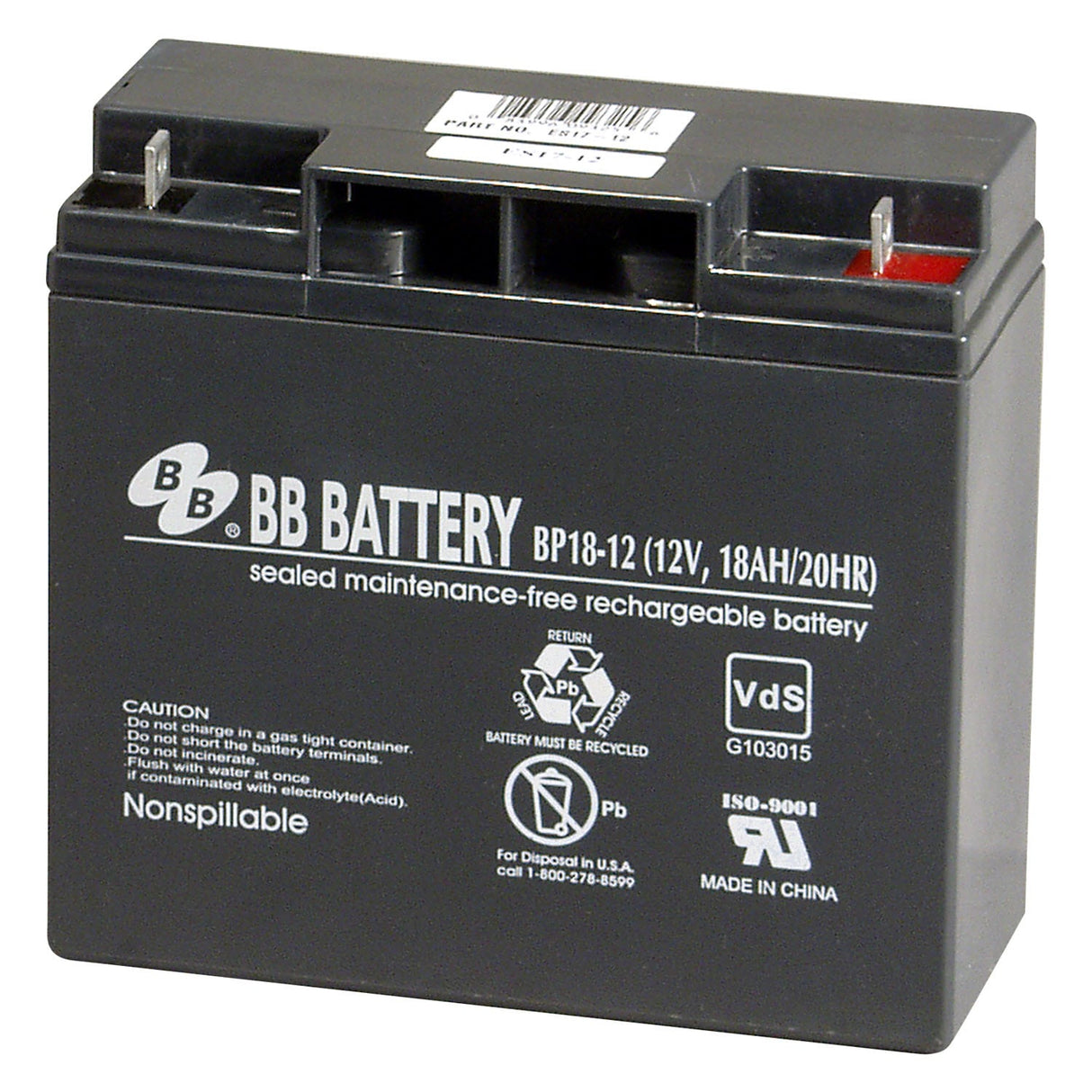 12-Volt Heavy-duty Power Equipment Battery ES17-12