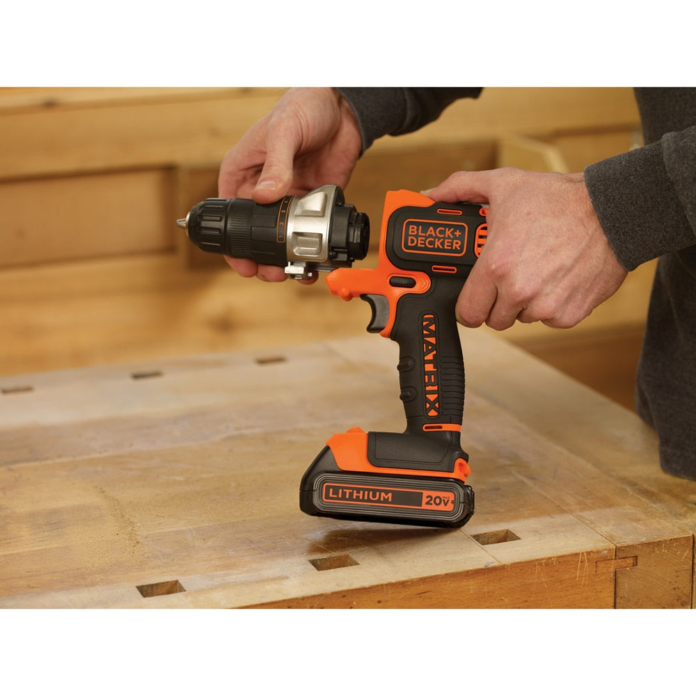 Matrix 20-volt Max 3/8-in Keyless Cordless Drill (1-Battery Included, Charger Included) BDCDMT120C