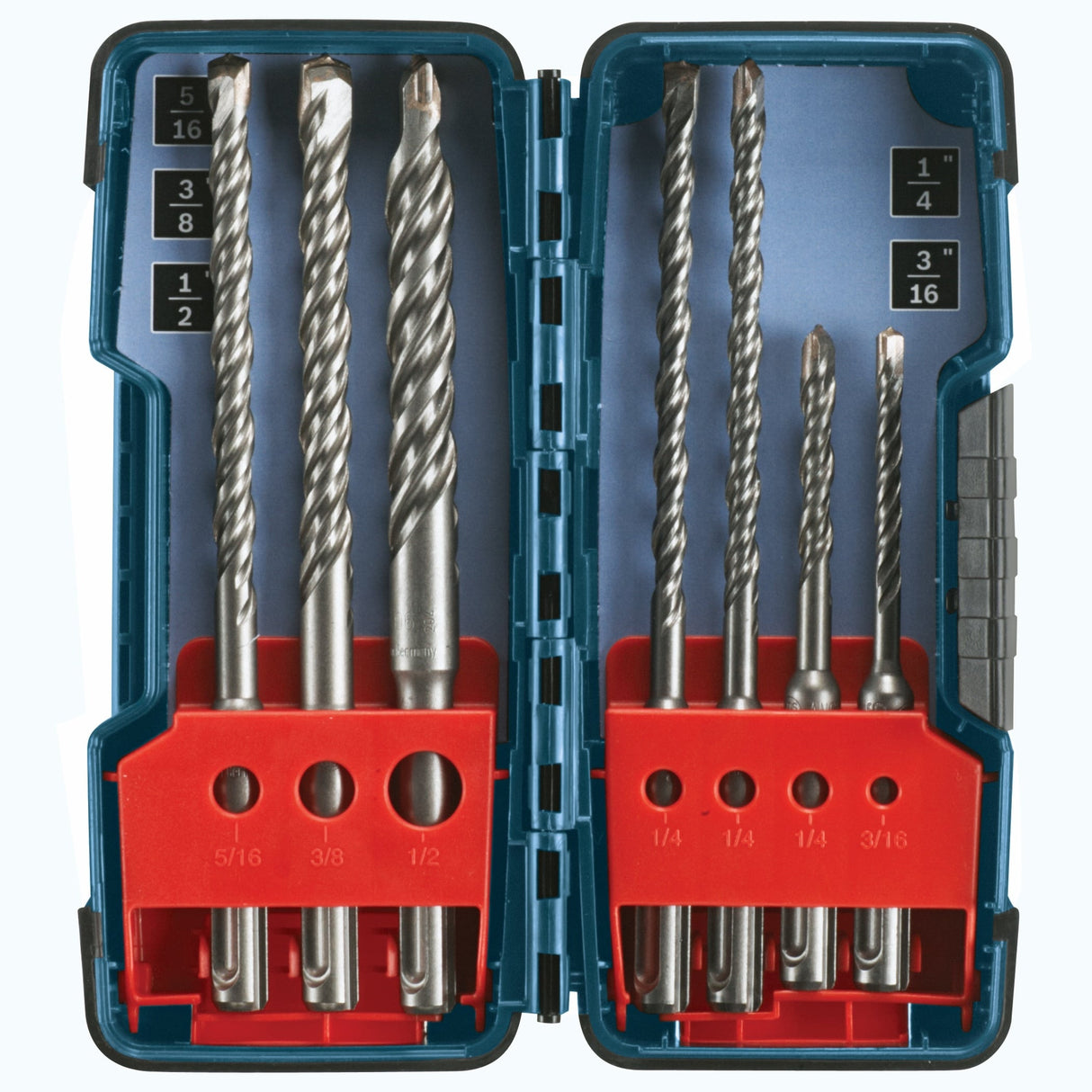 Bulldog 7-Piece x 6-in Alloy Steel Masonry Drill Bit for Sds-plus Drill HCK001