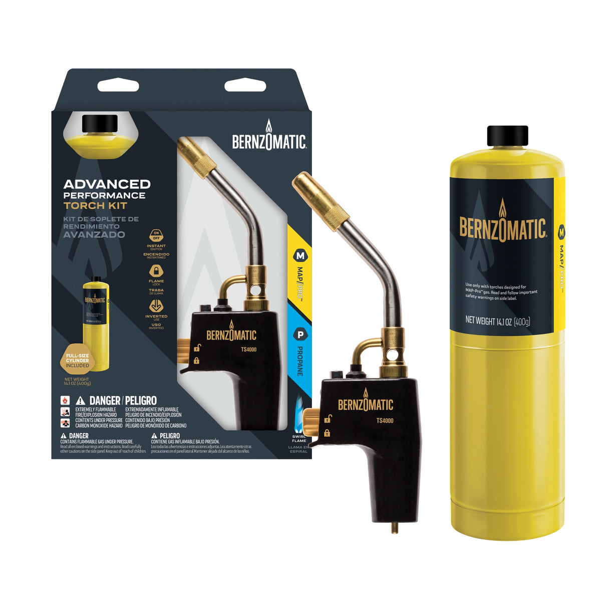 Soldering and Brazing Propylene Torch Kit (14.1-oz) 361484