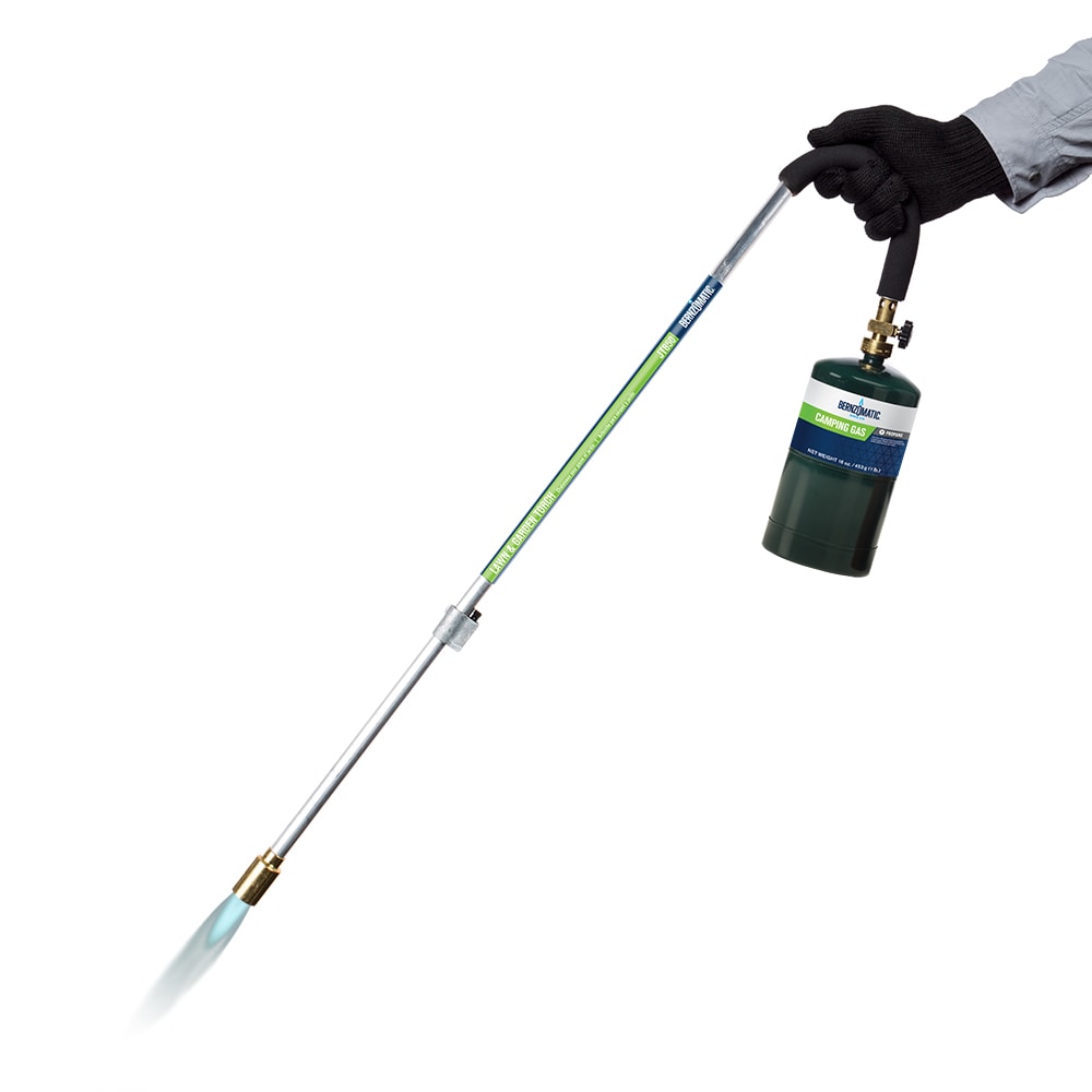 Propane Cane Torch with Trigger Start Ignition, 39-inch Length, Foam-Grip Handle, Ideal for Soldering - 1.3 lbs. 384396